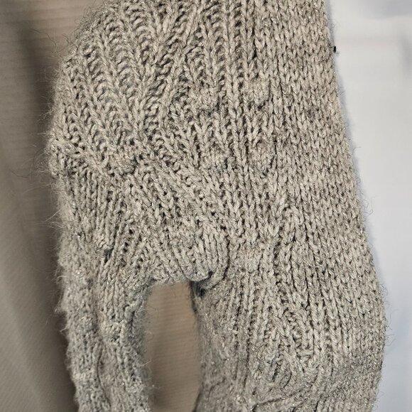 Cat & Jack, Long Sleeve open front Cardigan sweater, Grey Size7/8 - Picture 2 of 6